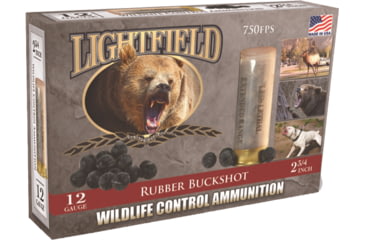 Image of Lightfield Ammunition Lightfield 12ga 2.75'' Rubber Buckshot 21-balls 5-pk