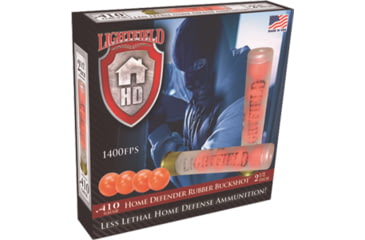 Image of Lightfield Ammunition Lightfield .410 2-1/2'' 4 Ball Rubber Buck 5-pack
