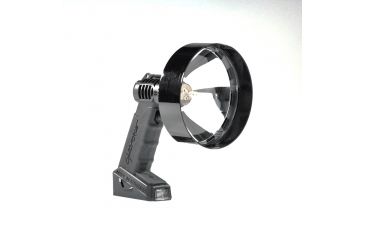 Image of Lightforce Performance Lighting ENFORCER HALOGEN 140mm 75w Handheld light alligator - cig plug connection, Black EF140CC
