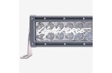 Image of Lightforce Performance Lighting Light Bar Dual Row 5W Chips - Flood Beam, 10 inch, CBLEDBD10F-GJQC