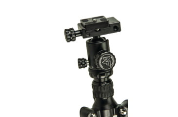 Image of NightForce Carbon Fiber Tripod with Ball Head, Black, Full-Size, A429