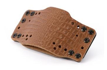 Image of Limbsaver CrossTech Leather Holster w/ Customization, Clip-On, Light Brown, 12541