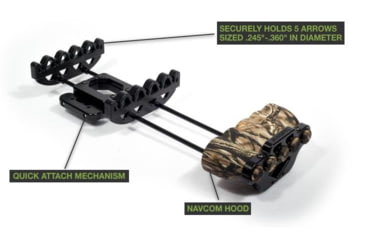 Image of Limbsaver One Piece Silent Arrow Quiver, Mossy Oak Breakup Infinity, 3727
