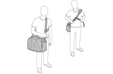 Image of Manfrotto Lino Pro V Messenger Bag Strap Configurations