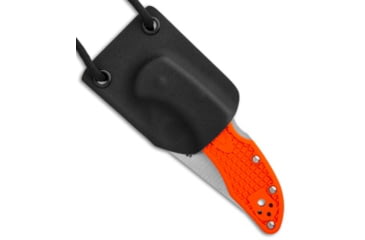Image of Linos Kydex Neck Sheath for Spyderco Delica, Black, 3 inch, BHQ-87287