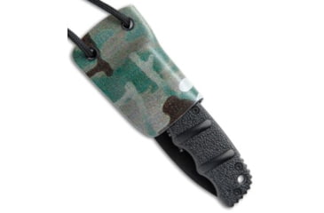 Image of Linos Kydex Sheath for Boker Kalashnikov w/ Neck Cord, Green Camo, 3 inch, BHQ-51197