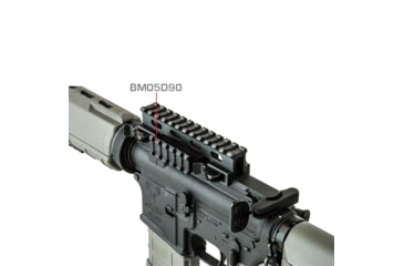 Image of Lion Gears 90 Degree Angle Mount, 2.16in, 5 Slots, Black, Short, LG-BM05D90