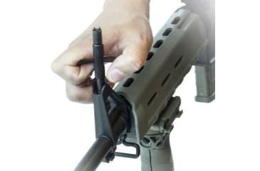 Image of Lion Gears AS-A12FST Model AR15/M4 Steel Dual 4&amp;5-Prong Front Sight Adjustment Tool, Black, Short, LG-AS-A12FST