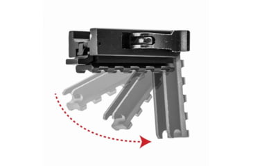 Image of Lion Gears Flip Mount, Black, Short, LG-BM05QFD
