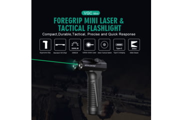 Image of Lion Gears Compact Foregrip w/ 2000 Lumen Flashlight / Green Laser Combo