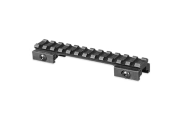 Image of Lion Gears Riser Mount, 1/2in Riser, 5in Long with 12 Slots, Black, Medium, LG-BM1205