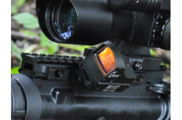 Image of Lion Gears Riser Mount, 1/2in Riser, 5in Long with 12 Slots, Black, Medium, LG-BM1205