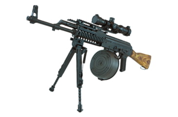 Image of Lion Gears Scout-Pod Cuboid Tactical Spring-Lock Folding Bi-pods with Integrated Picatinny/Weaver Mounting Deck, 8.5in - 12.5in, LG-SP-SC08