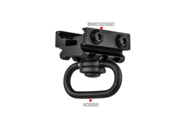 Image of Lion Gears Tactical Picatinny .5in Riser, 1.45in Long with 3 Slots, Built-in Swivel Mounting Base, LG-BM0305QD