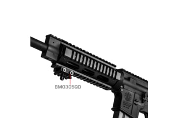 Image of Lion Gears Tactical Picatinny .5in Riser, 1.45in Long with 3 Slots, Built-in Swivel Mounting Base, LG-BM0305QD