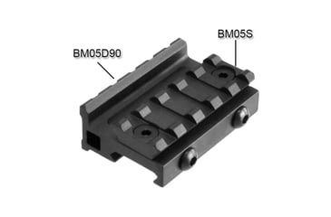Image of Lion Gears Tactical Picatinny Rail, 2.16in Long with 5 Slots, LG-BM05S