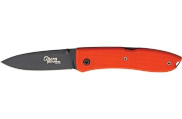 Image of Lionsteel Opera Blade, Orange Handle, 4in. Closed LST880BOR