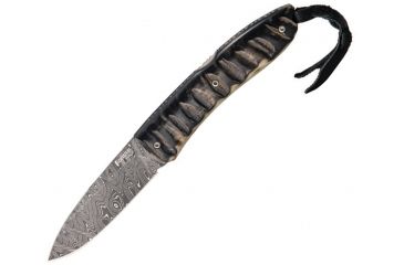 Image of Lionsteel Opera Damascus Rams Horn, Knife LST8800DMN