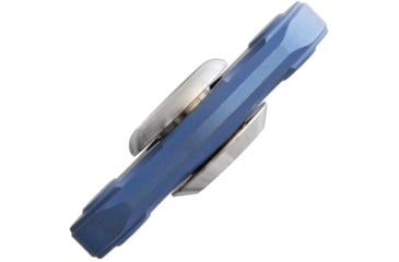 Image of Liong Mah Designs Spinner Blue, 1.88in X .88in X .38in, Ceramic And SS Ball Bearing, Titanium Construction, Blue, GiftTin, Blue, SPINNER BLUE
