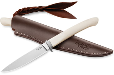 Image of Lionsteel AGO Fixed Blade White Micarta, LSTAG1MW