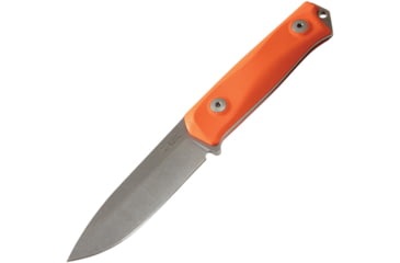 Image of Lionsteel B41 Bushcraft Orange G10 Knife, 4.13 stonewash finish Sleipner tool steel blade, Orange G10 handle, B41 GOR
