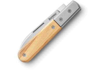 Image of Lionsteel Barlow Roundhead Folding Knife, 3in, M390 Stainless, Satin Finish, Roundhead Blade, Olive Wood Handle, CK0111 UL