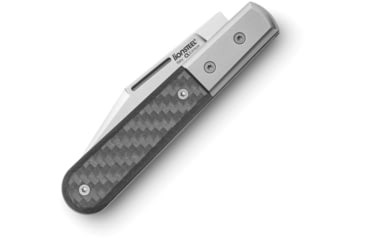 Image of Lionsteel Barlow Shuffler Folding Knife, 3in, M390 Stainless, Satin Finish, Shuffler Blade. Carbon Fiber Handle, CK0112 CF