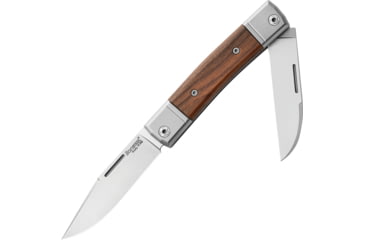 Image of Lionsteel BestMan BM13 Slipjoint Santos Folding Knife, Satin finish Bohler M390 stainless clip and Wharnc, Santos wood handle, BM13 ST