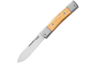 Image of Lionsteel BestMan BM2 Slip Joint Olive Folding Knife, 2.88 satin finish Bohler M390 stainless drop poin, Olive wood handle, BM2 UL