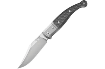 Image of Lionsteel Gitano Slip Joint Carbon Fiber Folding Knife, 3.25 satin finish Niolox tool steel clip point bl, Carbon fiber handle, GT01 CF