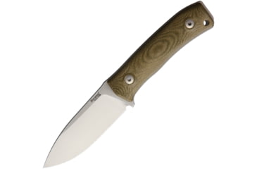 Image of Lionsteel M4 Fixed Blade Green Canvas Knife, 3.75 satin finish Bohler M390 stainless blade, Green canvas micarta handle, M4 CVG