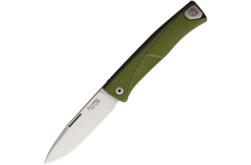 Image of Lionsteel Thrill Slip Joint Green Al Folding Knife, 3 satin finish Bohler M390 stainless blade, Green aluminum handle, TL A GS