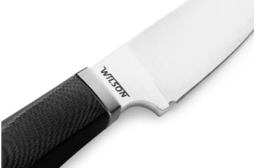 Image of Lionsteel Willy Fixed Blade Knife, 3.1in, M390 Steel, Drop Point, G10/Ti Handle, Black, WL1 GBK