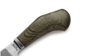 Image of Lionsteel Willy Fixed Blade Knife, 3.1in, M390 Steel, Drop Point, Micarta/Ti Handle, Green Canvas, WL1 CVG