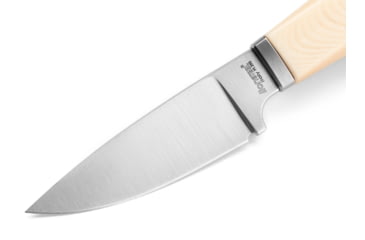 Image of Lionsteel Willy Fixed Blade Knife, 3.1in, M390 Steel, Drop Point, Micarta/Ti Handle, Ivory, WL1 MW