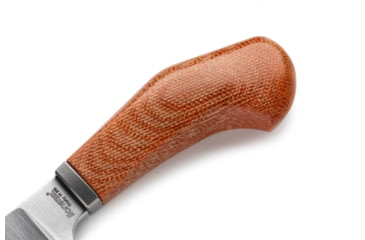 Image of Lionsteel Willy Fixed Blade Knife, 3.1in, M390 Steel, Drop Point, Micarta/Ti Handle, Natural, WL1 CVN
