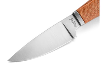 Image of Lionsteel Willy Fixed Blade Knife, 3.1in, M390 Steel, Drop Point, Micarta/Ti Handle, Natural, WL1 CVN