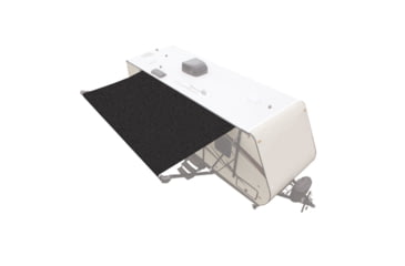 Image of Lippert Solera Awning Replacement Fabric - Solid Bkwg, 13, Black, V000334368