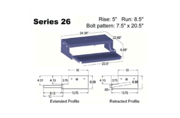 Image of Lippert Kwikee Series 26 Single RV Step, 3711363