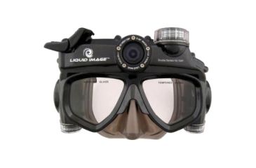 Image of Liquid Image Scuba Series Wide Angle 12MP Waterproof HD Camera Goggles, Black