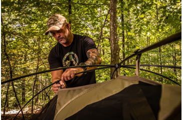 Image of LiteFighter Fido Ai Two Person Shelter System, Multicam Camouflage, 90in x 42in x 56in, AI2100-MUL