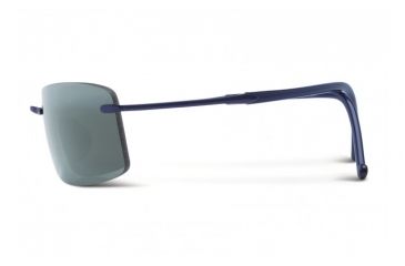 Image of Maui Jim Little Beach Sunglasses w/ Blue Frame and Neutral Grey Lenses - 515-03, Side View