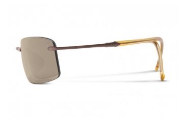 Image of Maui Jim Little Beach Sunglasses w/ Amber Frame and HCL Bronze Lenses - H515-21, Side View