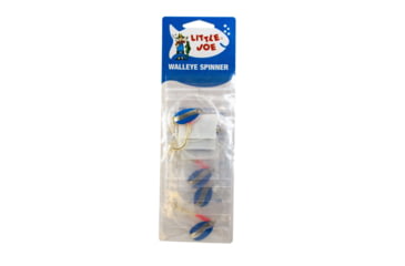 Image of Little Joe Walleye Spinner, Blue/Chrome, 6/Cd, LR786