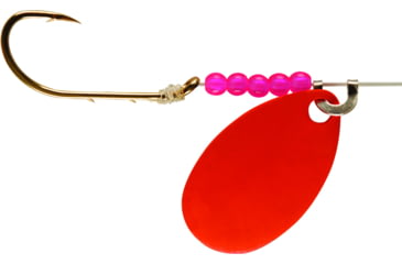 Image of Little Joe Walleye Spinner, Fluorescent Red, LR775