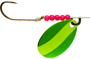 Image of Little Joe Walleye Spinner, Lime/Yellow, 6/Strip Carded, LR779