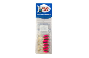 Image of Little Joe Walleye Spinner, Pink/Gold, 6/Cd, LR784