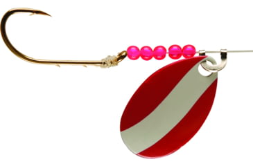 Image of Little Joe Walleye Spinner, Red/White, 6/Strip Carded, LR774
