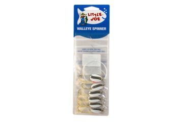Image of Little Joe Walleye Spinner, White/Chrome, 6/Cd, LR785