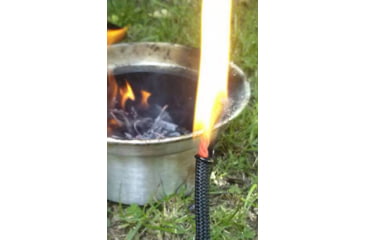 Image of Live Fire 100ft Nylon Waterproof FireCord, Black, FC-BLACK100